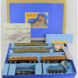 A Hornby Dublo Edp1 3-rail Sir Nigel Gresley Passenger set with locomotive, track, carriages and