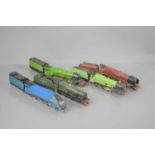 A group of 00 gauge locomotives and tenders to include Wrenn Brecon Castle, Hornby Dublo City of