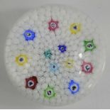 A Baccarat millefiori "Zodiac" paperweight number 4 and dated 1978.