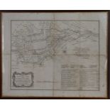 An 18th century Map of Deeping Fen, in the County of Lincoln, by Joseph Featherstone 1763, 48 by