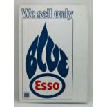 A vintage Esso Blue paraffin double sided sign.51cm by 36cm