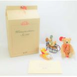 A Steiff "Christmas Sleigh Set" 2002 limited edition number 964 with box and certificate together