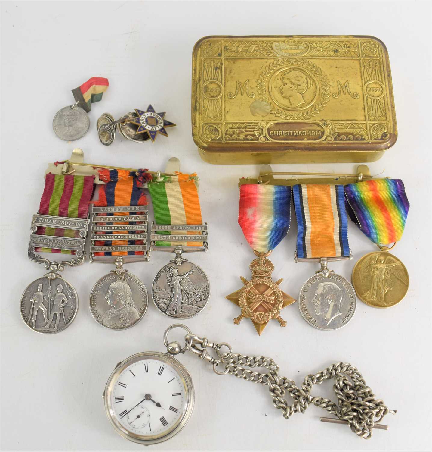 An extensive collection of medals awarded to C. Goodyer, likely Charles Goodyer service number