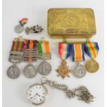 An extensive collection of medals awarded to C. Goodyer, likely Charles Goodyer service number
