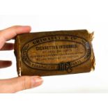 A 19th century packet of Grimault & Co asthma cigarettes.