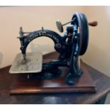 A Willcox & Gibbs SM & Co Victorian sewing machine.