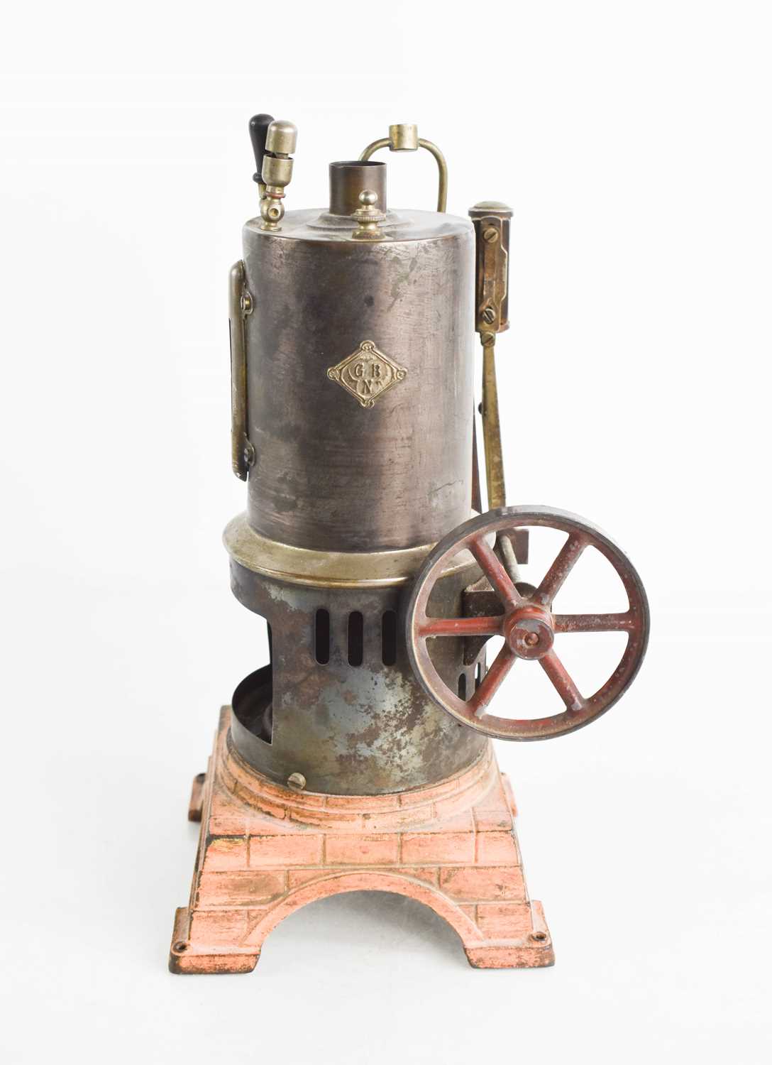 An early 20th century GBN "Bing" vertical steam engine.