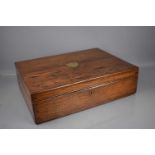 An antique oak cutlery box by Goldsmiths & Silversmiths Company Ltd, 112 Regent Street, London,