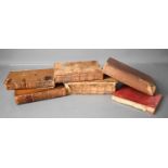 A group of 18th century and later books including 'The Clerks English Tutor, Shewing the Practice of