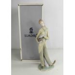 A Lladro porcelain Romantic Clown, in original box.