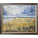 RM Robotham (20th century): Whittlesey Summer, oil on board, 44 by 54cm.