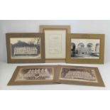 Four photos of the 1st Battalion the Dorsetshire Regiment taken in the 1930s, three of the photos