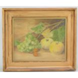 E.A Smith (Early 20th century): still life fruits, oil on canvas, signed and dated lower right, 27cm