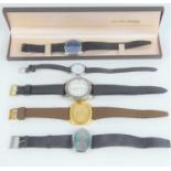 A group of vintage wristwatches to include Cyma "Chambord", Cyma by Synchron, Sekonda, Favre-leuba