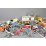 A group of boxed Dinky and other diecast vehicles, together with various Corgi and Dinky model