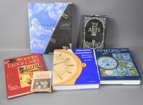 A group of horological related books comprising Wristwatches Armbanduhren Montres-bracelets,