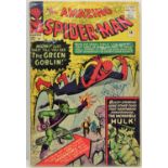 Marvel Comics: The Amazing Spiderman #14 / No.14, first appearance of The Green Goblin, published