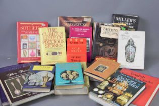 A collection of horological and antiques reference books to include Britten's watch & clock makers