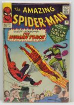 Marvel Comics: The Amazing Spiderman #17 / No17, guest starring The Human Torch, published 1964,