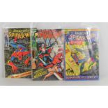 Marvel Comics: The Amazing Spiderman issues numbers 100, 101 and 102, number 101 features the