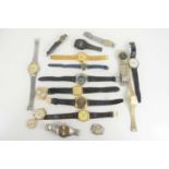 A group of vintage watches to include MWC, Andre Monique, Solvil et Titus, Oris, Rotary and