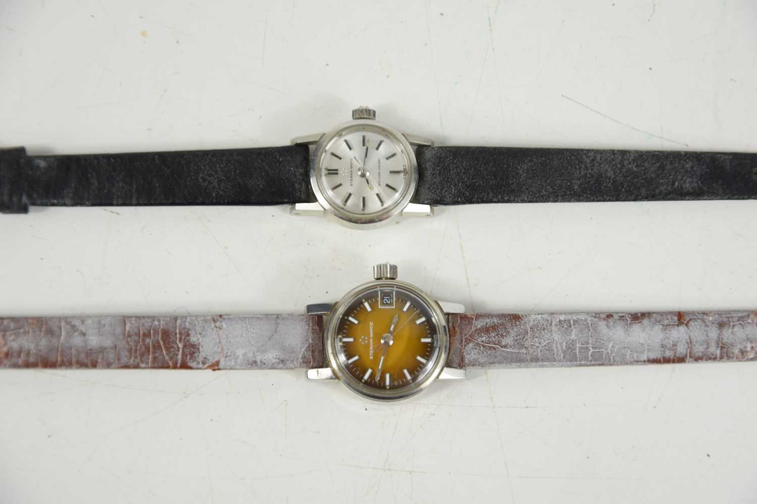 Two vintage ladies Eterna-Matic wrist watches, one marked Golden Heart to the face. - Image 3 of 3
