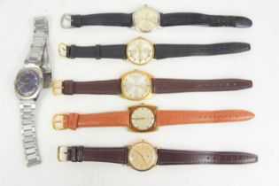 A group of watches to include Alpina, Gilmer of Bath, Chronos automatic, Majex and others.