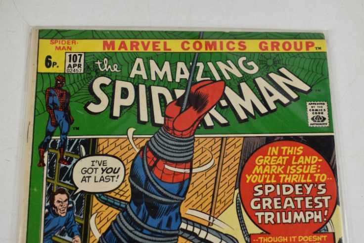 Marvel Comics: The Amazing Spiderman issue numbers #103 to #128, published 1972 and 1973, - Bild 14 aus 20