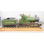 Trains: a 5 inch gauge live steam model of a Great Western "County of Dorset" locomotive and tender,