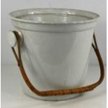 An early 20th century Myott & Son ceramic milk / cream pail.