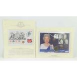 Great Britains Heraldic Past gold half sovereign first day cover limited edition of 1000 together