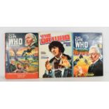 The Dr Who Annuals, three examples published by British Broadcasting Corporation, printed by Jaroold