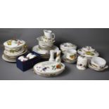 A quantity of Royal Worcester Evesham dinner ware, 46 pieces in total, comprising plates, tureen,