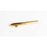 A 9ct gold propelling pencil by Samson & Morden, 17g.