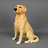 A large fireside Beswick Golden Retriever model number 2314, 34cm high.