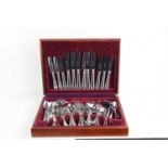 A cased Cooper Ludlam cutlery set.