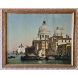 Germain Fabius BREST (French, 1823-1900): Vue de l'église de la Salute à Venise oil on canvas,