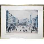 LS Lowry, 20th century print, signed in pencil lower left, 57 by 41cm.
