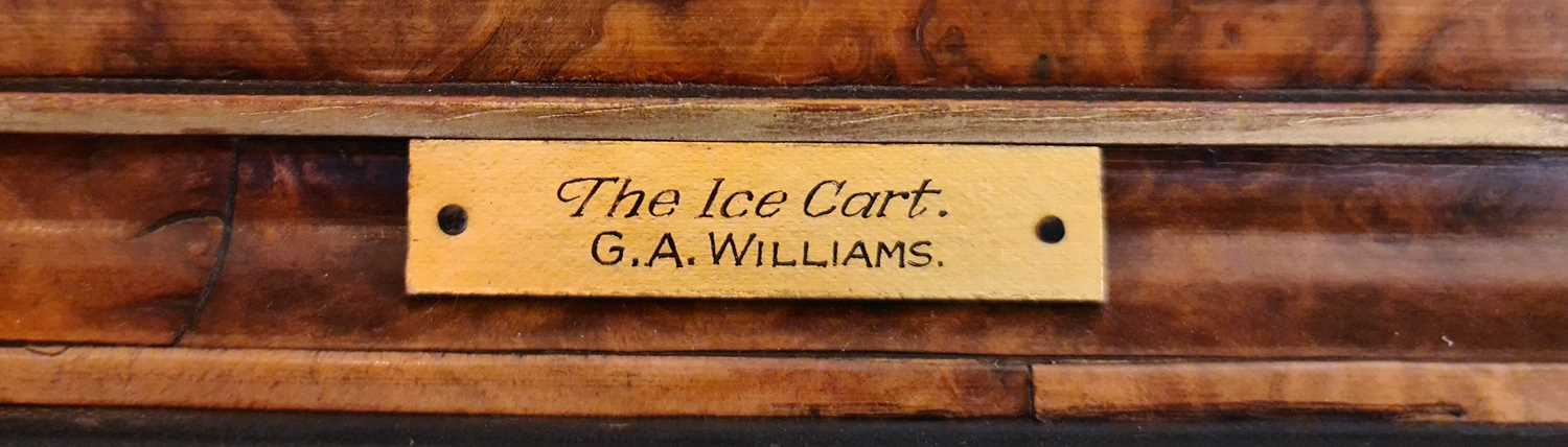 George Augustus WILLIAMS (British, 1814-1901) The Ice Cart oil on canvas, 32 x 50 cm - Bild 2 aus 3