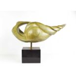 Isabelle JEANDOT (French, b. 1966) La Sirène, 1996 bronze, signed, numbered 2/8,, length: 49 cm