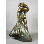 Isabelle JEANDOT (French, b. 1966) Elan vital bronze, signed, numbered 2/8, height: 58 cm