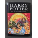 Harry Potter and the Deathly Hallows, JK Rowling, Bloomsbury, First Edition, ISBN 978 0 7475 9105