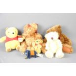 A group of Teddy bears to include examples by Russ and Steiff.