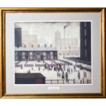 LS Lowry, limited edition print, titled The Removal, no. 216/1000, 53 by 43cm.
