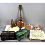 An early 20th century mandolin by Perrari of Napoli together with Brilliant Classics 100CD boxset of
