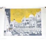 John Reginald Brunsdon ARCA, (1933-2014): A limited edition lithograph titled " St Mark's Basilica