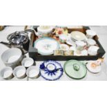 A group of various ceramics to include a Suzie Cooper part tea set in the Sunflower pattern C2002, a