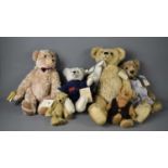 A selection of Steiff and other teddybears, 20th century examples including Bearaphernalia by