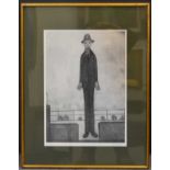 LS Lowry, signed limited edition print, Tall Man, 111/249, 30 by 43cm. [Provenance: J Davey &