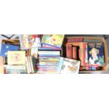 A large group of Children's and other collectable books to include Rupert annuals, Harry Potter, The